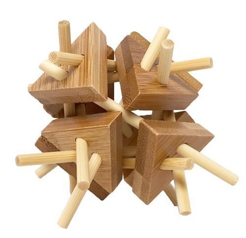 Dřevěný hlavolam - Bamboo Triangles