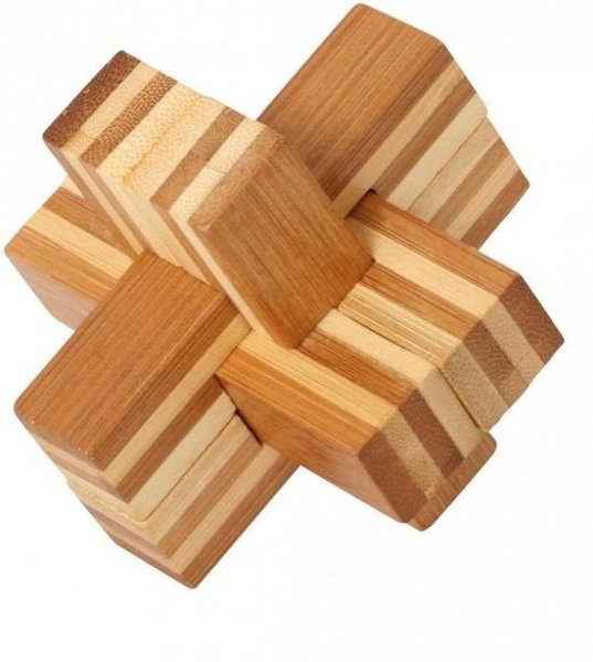 Dřevěný hlavolam - Bamboo Devil´s Knot
