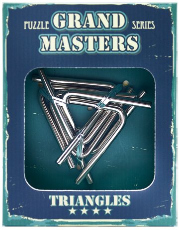 Kovový hlavolam Trojúhelníky - Grand Masters Triangles