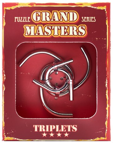 Kovový hlavolam Trojčata - Grand Masters Triplets 