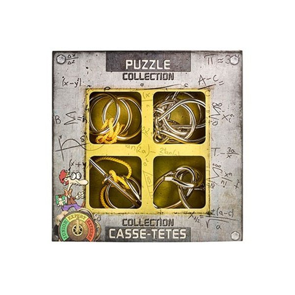 Kovové hlavolamy 4 ks - puzzles collection Expert
