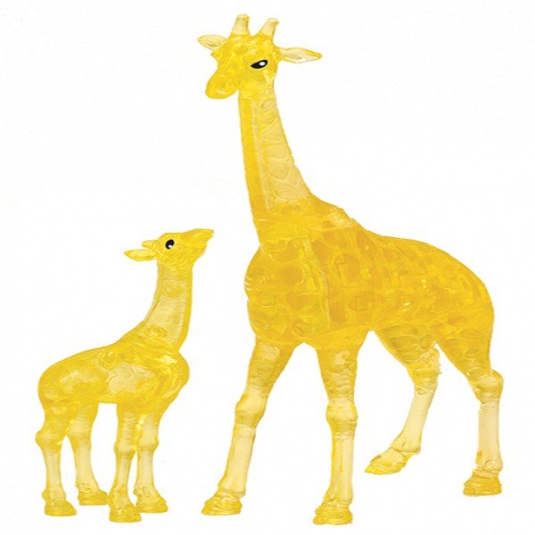 3D Crystal puzzle - Žirafa s mládětem