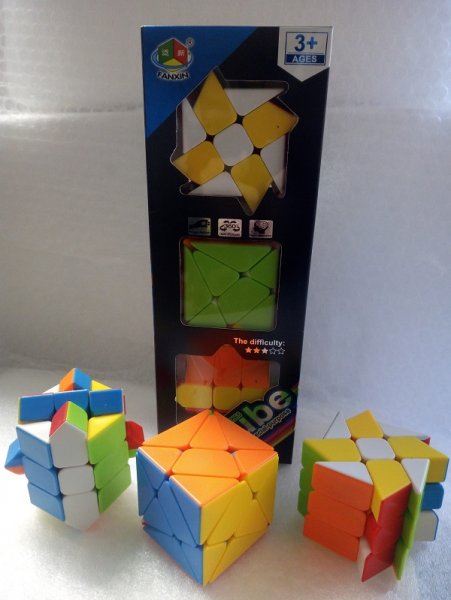 Rubikova kostka - Cube Special 3 kusy barva