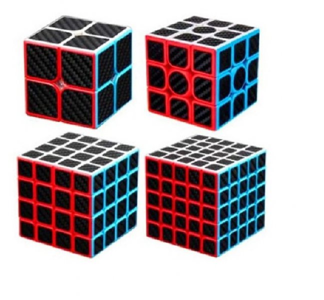 Rubikova kostka MoYu - Cube gift box 4 kusy černá