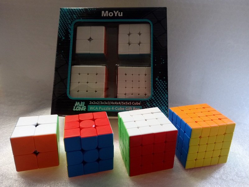 Rubikova kostka MoYu - Cube gift box 4 kusy
