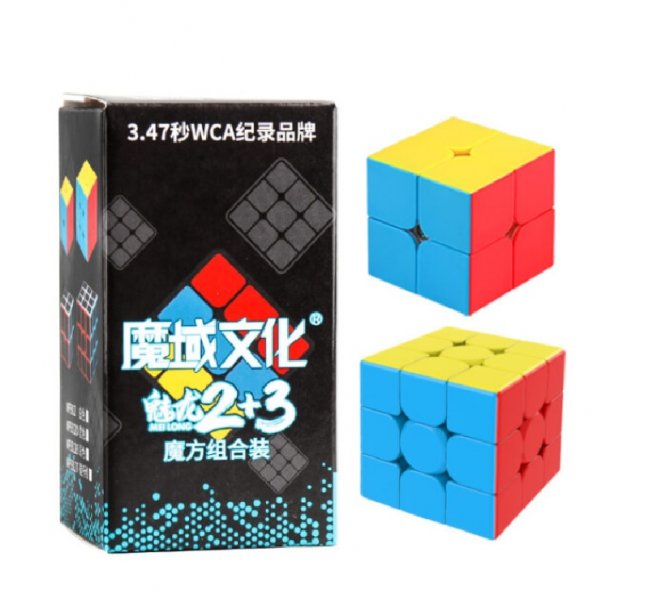 Rubikova kostka sada 2x2x2 a 3x3x3 MoYu MEILONG