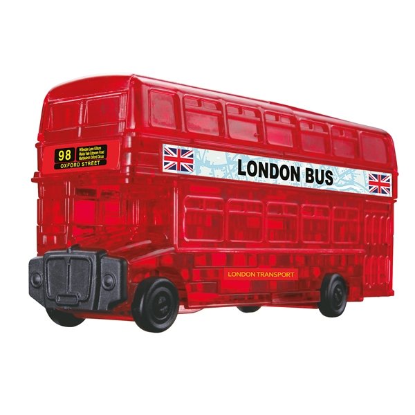 3D Crystal puzzle - Autobus Londýn (Doubledecker)