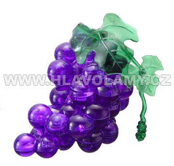 3D Crystal puzzle - Hrozen fialový