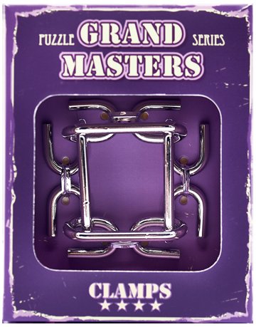 Kovový hlavolam Svorky - Grand Masters Clamps