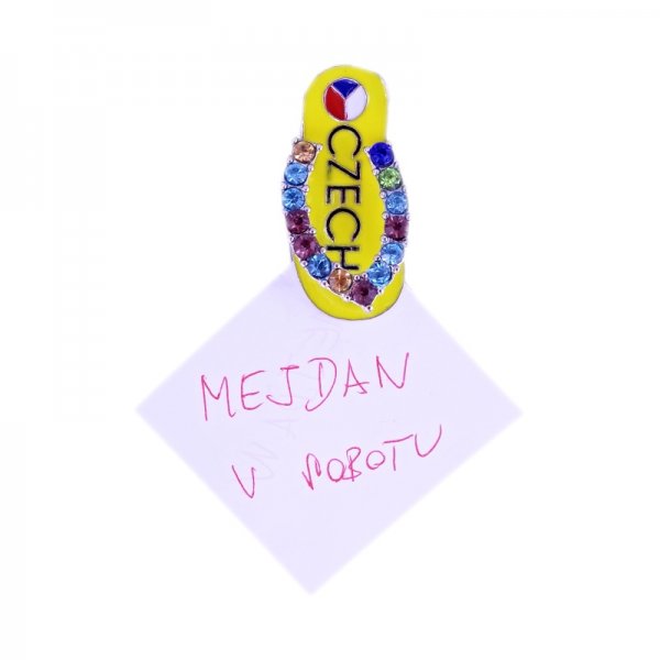 Magnet botička - žlutá, barva