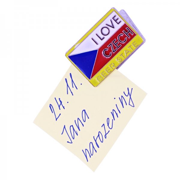 Magnet obdélník - žlutý