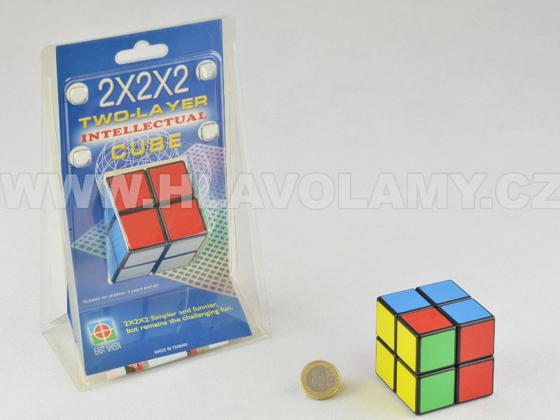 Cube - Rubikova kostka 2x2x2 - plastový hlavolam